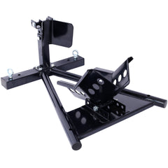 Motorcycle Front Tire Chock, Motorbike Front Chock for 17"-21" Wheels Locking Adjusting Stand,black color