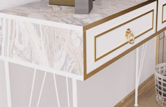 Ardeno Metal Legs Wood Base Console Table