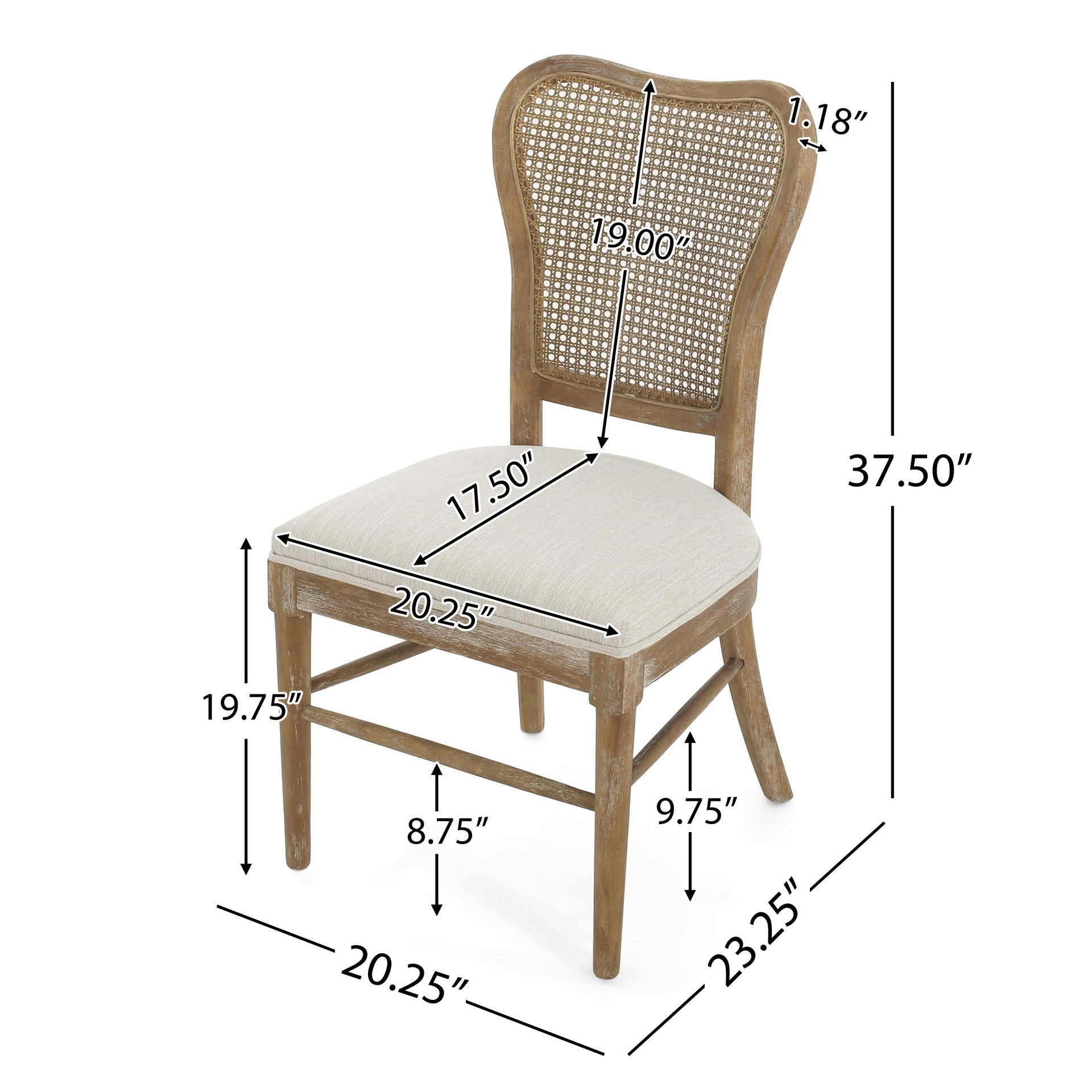DINING CHAIR( SET OF 2 )