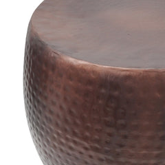 D19.5x16" Nuria Hammered Accent Table