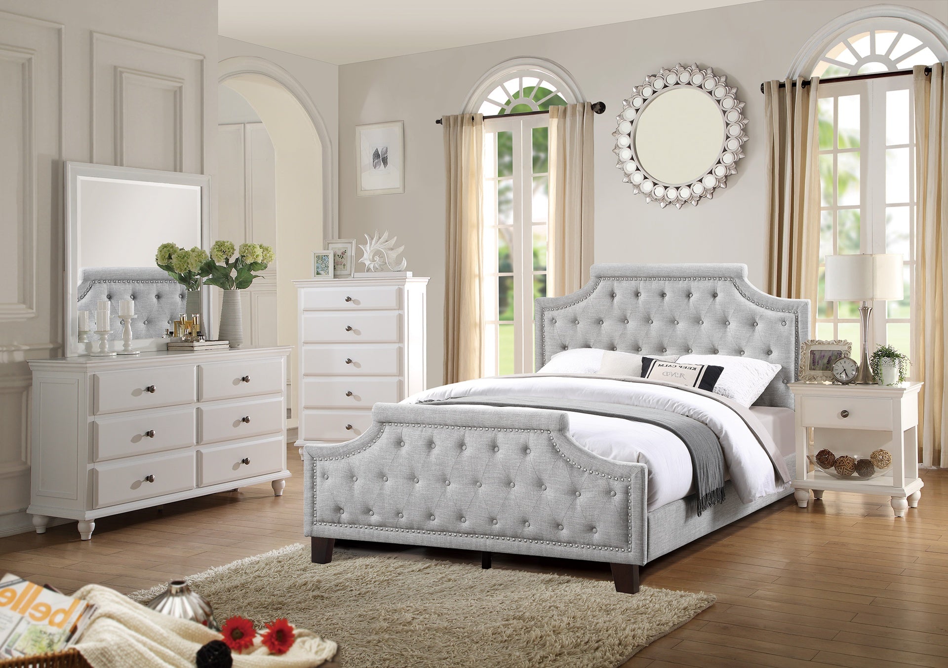 FULL BED in Gray