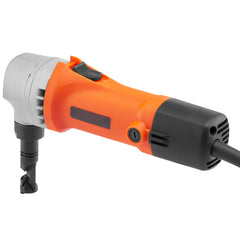 Sheet Metal Nibbler, 550W Powerful 2200 RPM High Speed, 360 Degree Rotation Electric Nibbler Metal Cutter, Straight Curve and Circle Cutting for Stainless Steel, Aluminum, Plastic, Wood Board