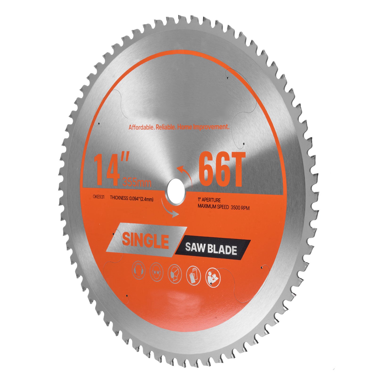 Circular Saw Blade Metal Cutting Blade for Circular Saw 14 in 66 Teeth