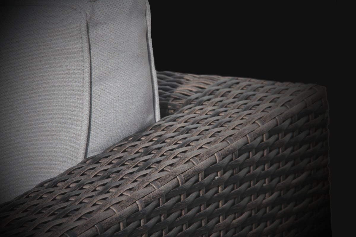 LSI 3-Piece Wicker Rattan Patio Sofa Set – Resort-Grade Outdoor Seating with Cushioned Comfort