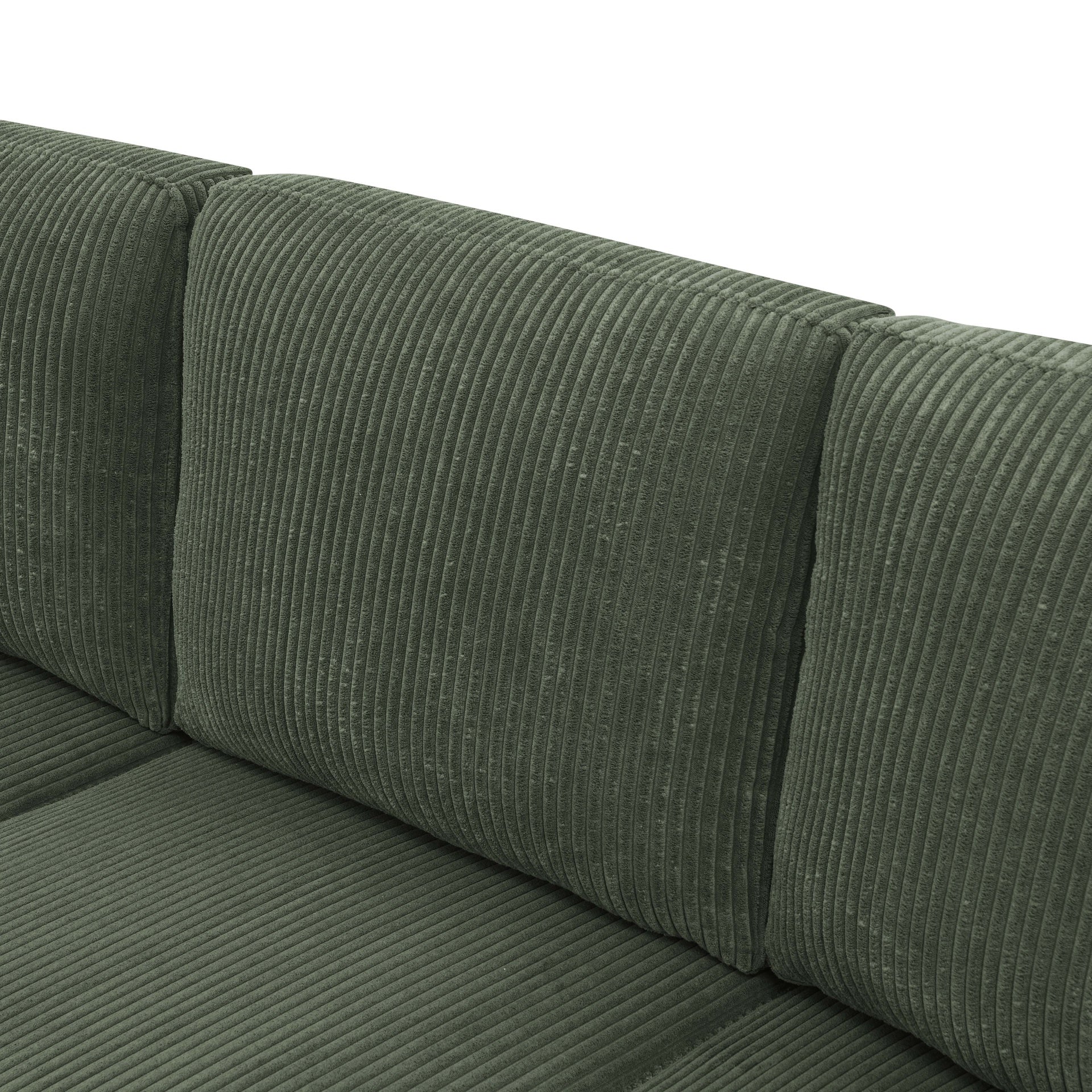 Cordory Upholstered Modular Sectional with 2 Ottomans