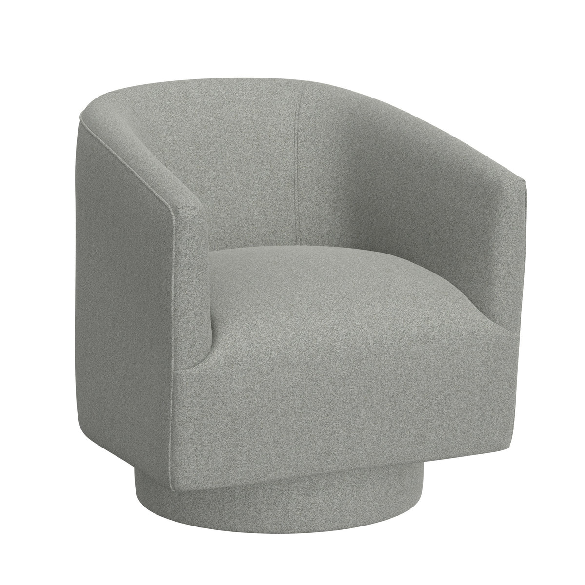 Gray Swivel Accent Chair