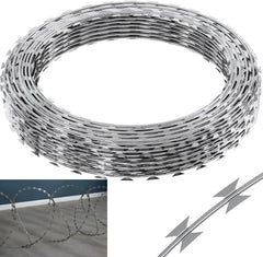 [Double Line] Barbed wire fence, 50-foot barbed wire fence, 1 roll barbed wire fence, barbed wire fence, galvanized barbed wire fence, barbed wire fence roll for garden