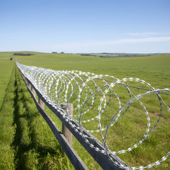 [Double Line] Barbed wire fence, 50-foot barbed wire fence, 1 roll barbed wire fence, barbed wire fence, galvanized barbed wire fence, barbed wire fence roll for garden