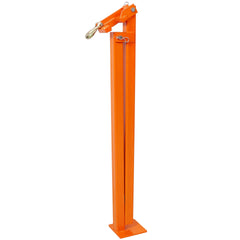 36" T Post Puller Fence Post Puller Heavy Duty Fence Post Puller with 47" Lifting Chain & T Post Puller Plate, ORANGE COLOR