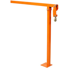 36" T Post Puller Fence Post Puller Heavy Duty Fence Post Puller with 47" Lifting Chain & T Post Puller Plate, ORANGE COLOR