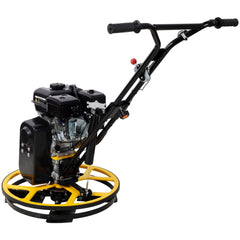 Power Trowel, 22.5" Walk-Behind Cement Trowel with Float Pan, 7HP Gas-Powered Smooth Concrete Surface Finisher