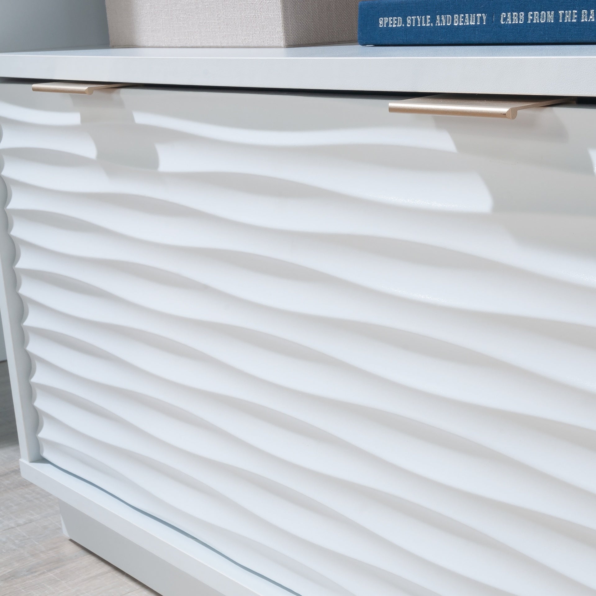 Coastal Bookcase With Lower Drawer, White finish