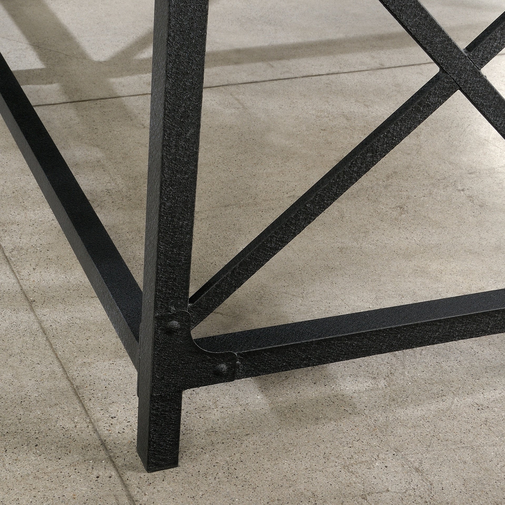 Desk Return 36" with Expanded Workspace, Brown finish