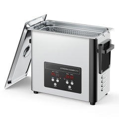 6L Ultrasonic Cleaner, Professional Ultrasonic Cleaner Machine with Cleaning Basket & Digital Display, 120W Stainless Steel 40kHz Cleaning Machine for Watches, Razors, Jewelry, Coins and More