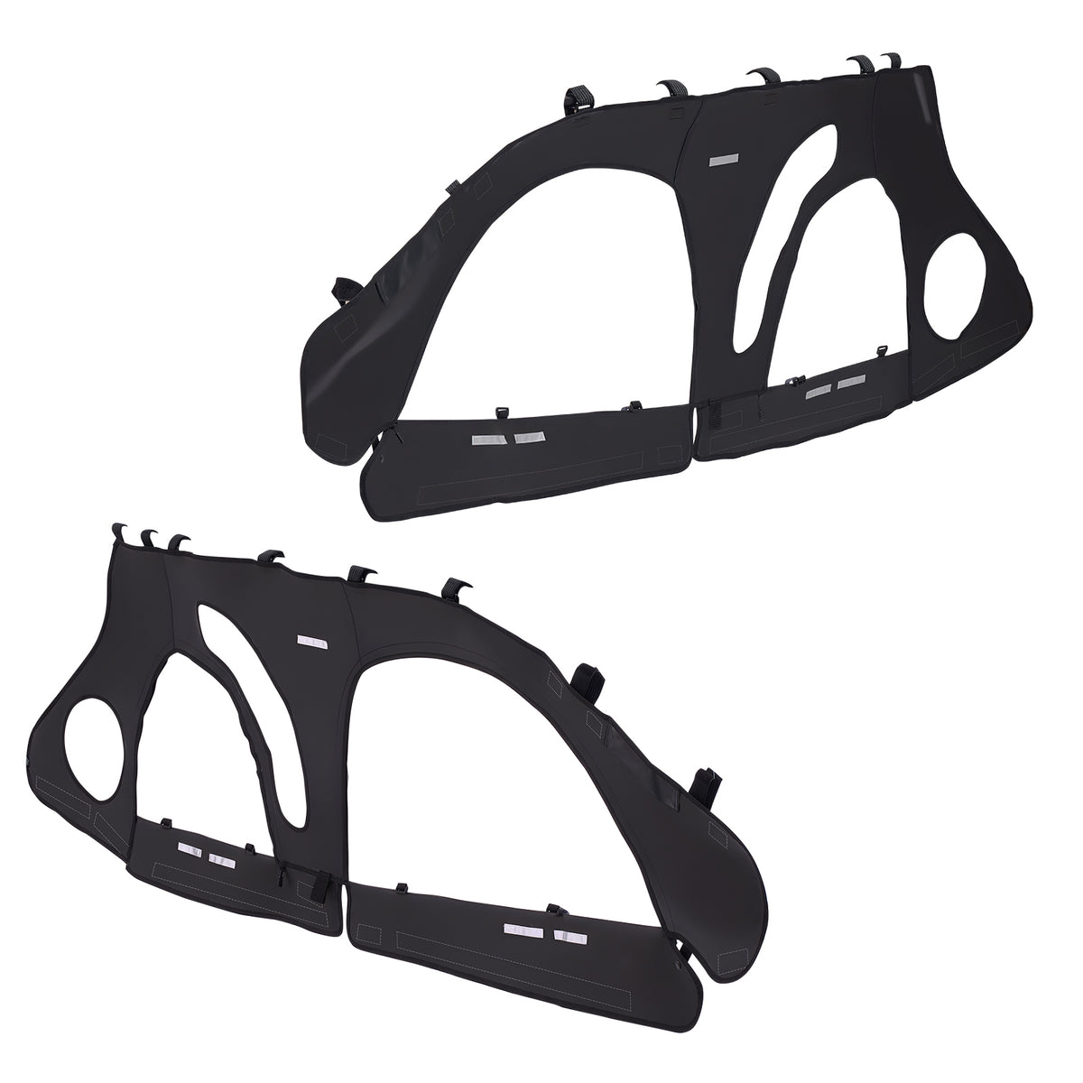 UTV Cab Enclosure Upper Doors Set for Polaris RZR PRO 2020-2024/Turbo 2022-2024