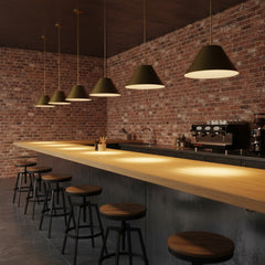 22 inch Diameter Integrated LED Brass Pendant