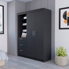 Armoire Rumanu, Bedroom, Black