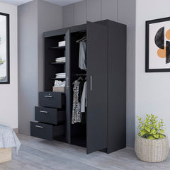 Armoire Rumanu, Bedroom, Black
