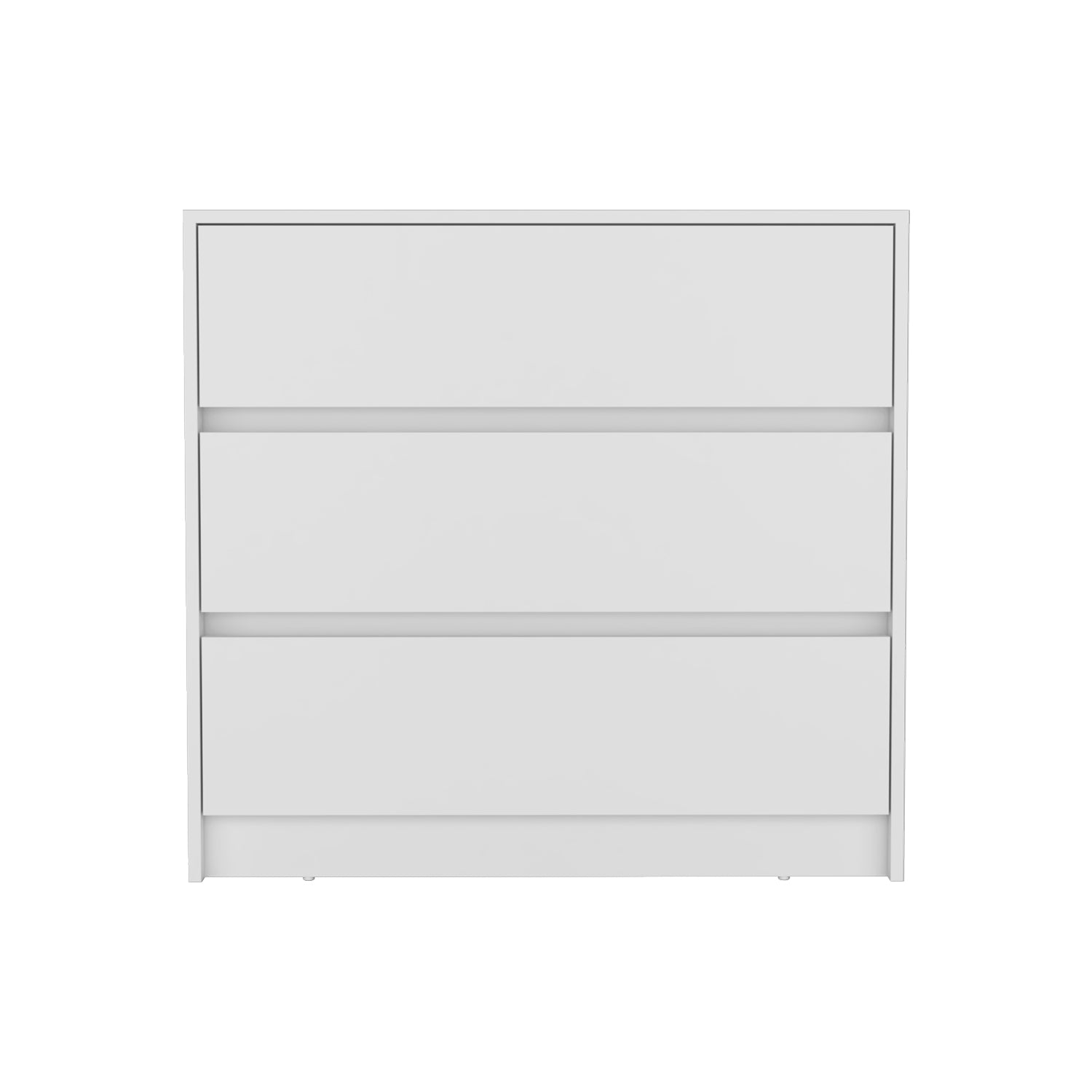 Dresser Maldus, Three Drawers, White Finish
