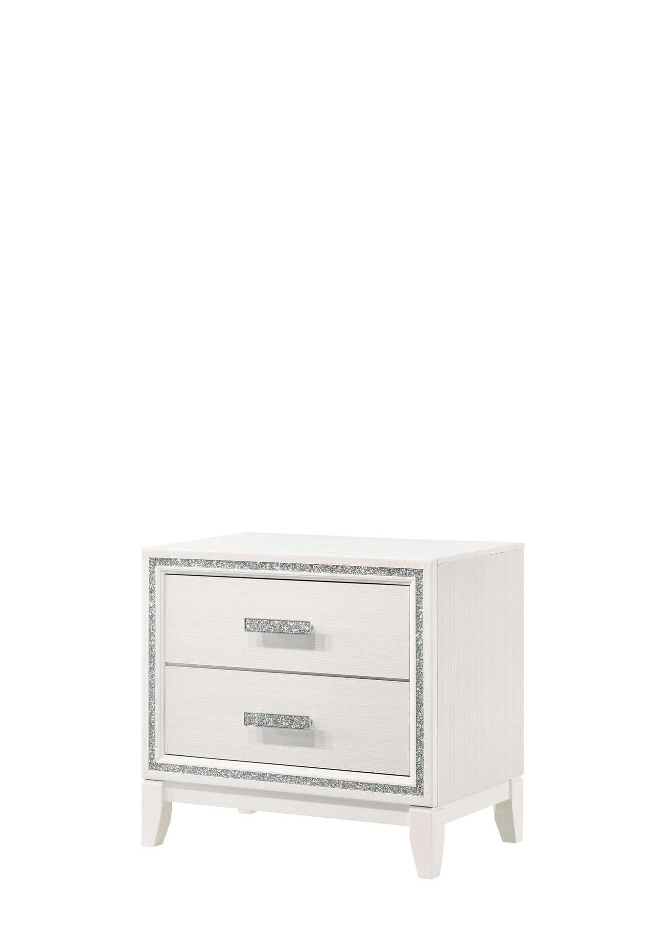 Haiden White Finish Nightstand