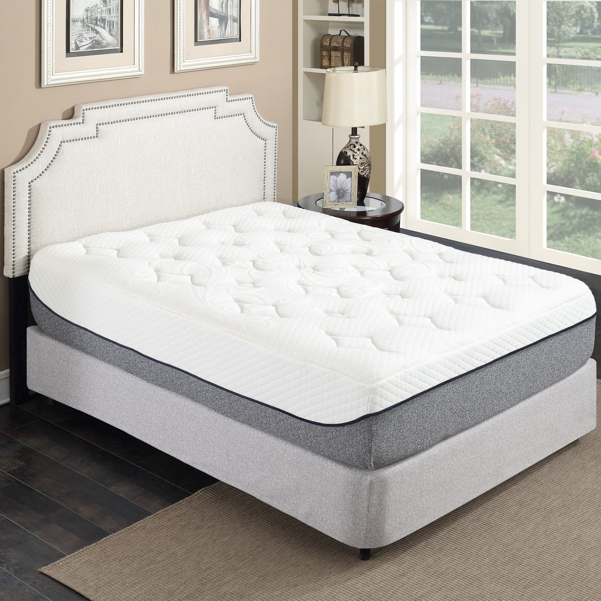 Ultra Plush 13 in. Medium Gel Memory Foam Mattress for Queen Size Bed in a Box with Double Layered Jacquard Cover