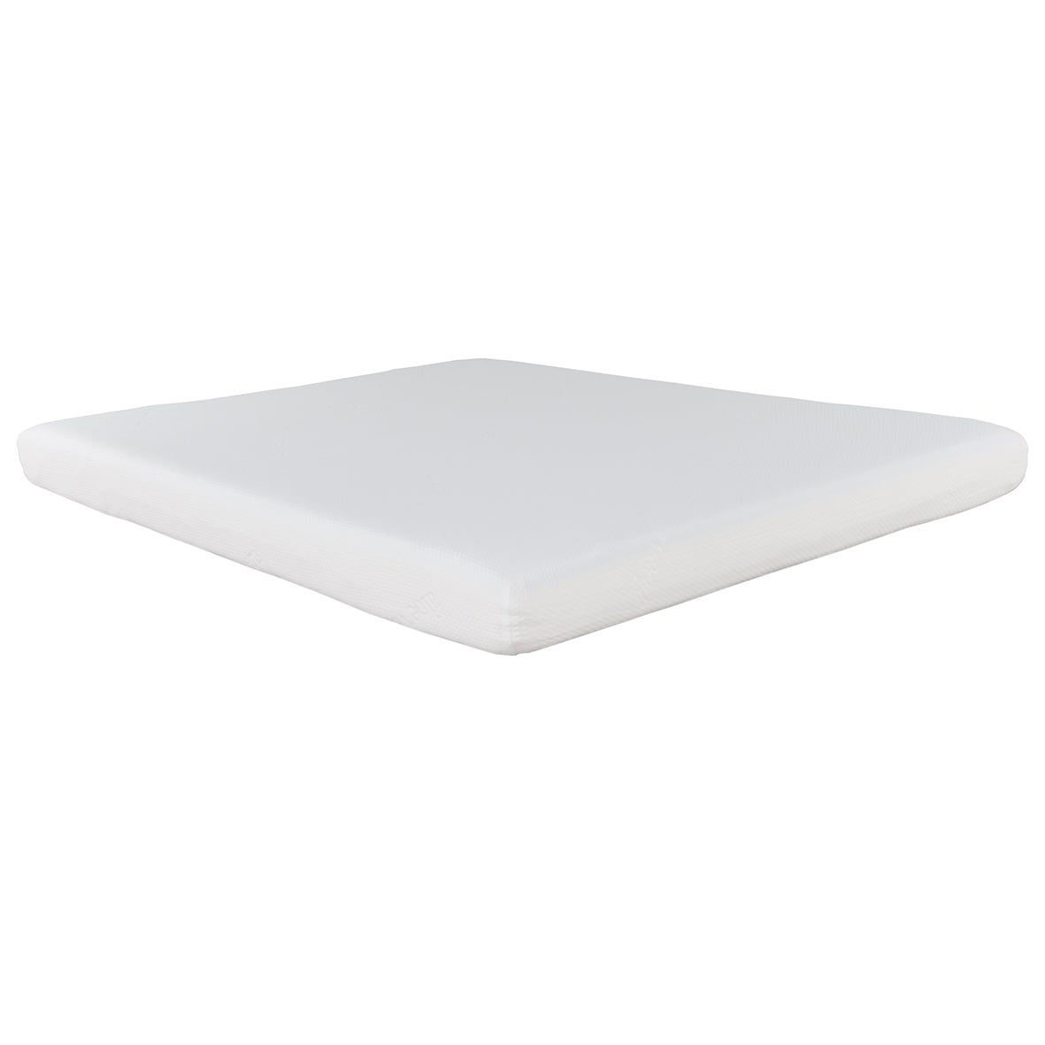 6 in. Firm Gel Memory Foam Mattress for Full Size Bed, White