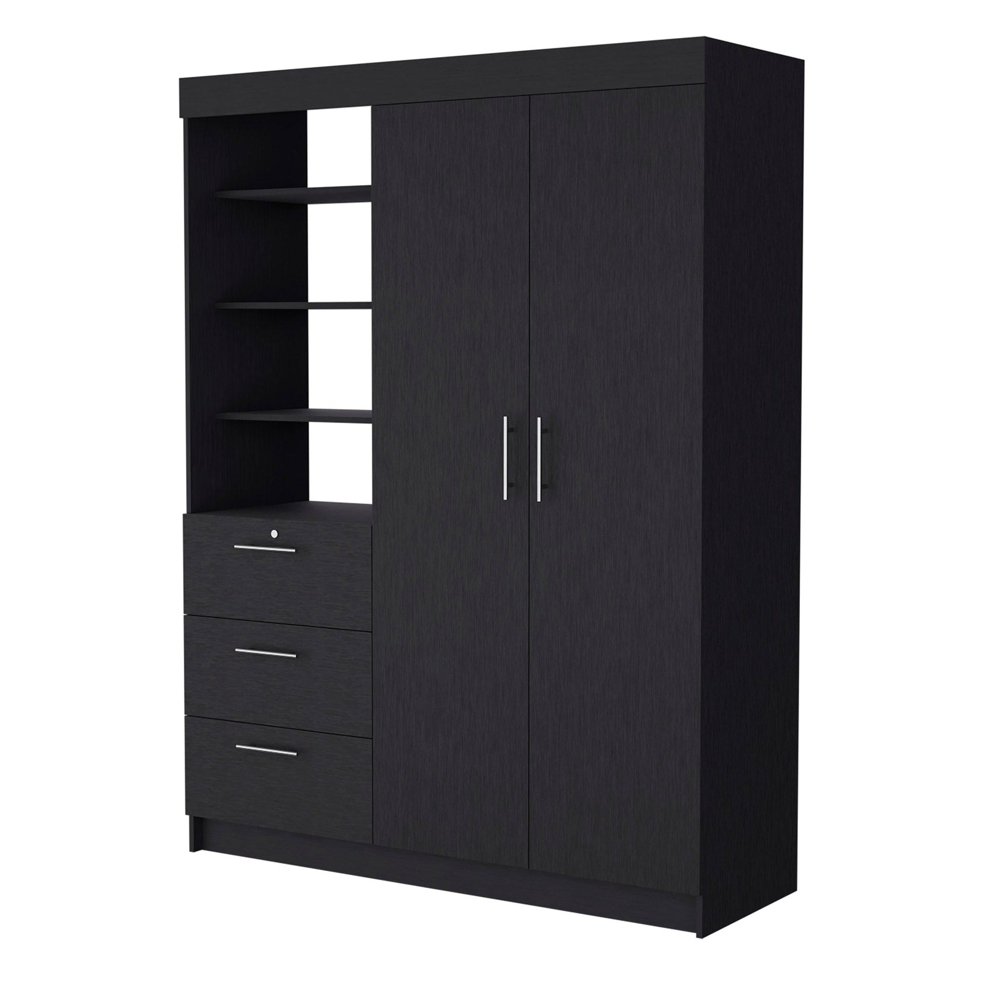 Wenge 3-Drawer Armoire