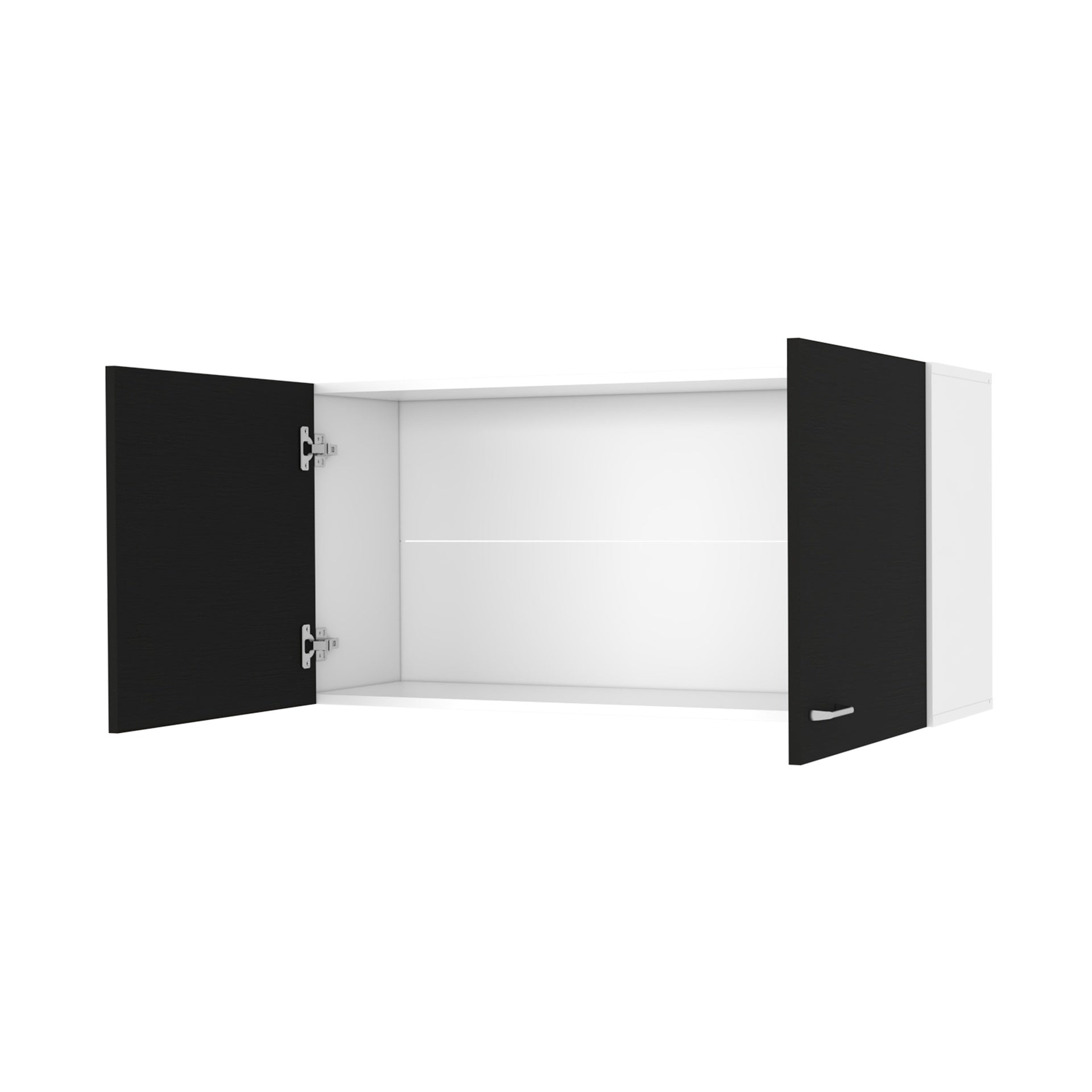 Carbon Espresso Rectangle 2-Door Wall Cabinet