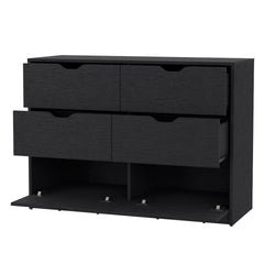 Wenge 4-Drawer Dresser