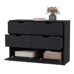 Wenge 4-Drawer Dresser