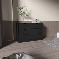 Wenge 4-Drawer Dresser