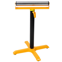 Heavy-Duty Adjustable Single Roller Stand,Material Support Stand, Yellow & Black Color