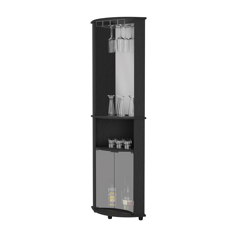 Lisbon Kitchen Island, 3-Tier Shelf and Large Workstation