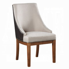 Traditional Luxury Upholstered Chairs Set of 2 Sloped Arms Nailhead Trim Stylish Formal Dining Furniture Accent Seating