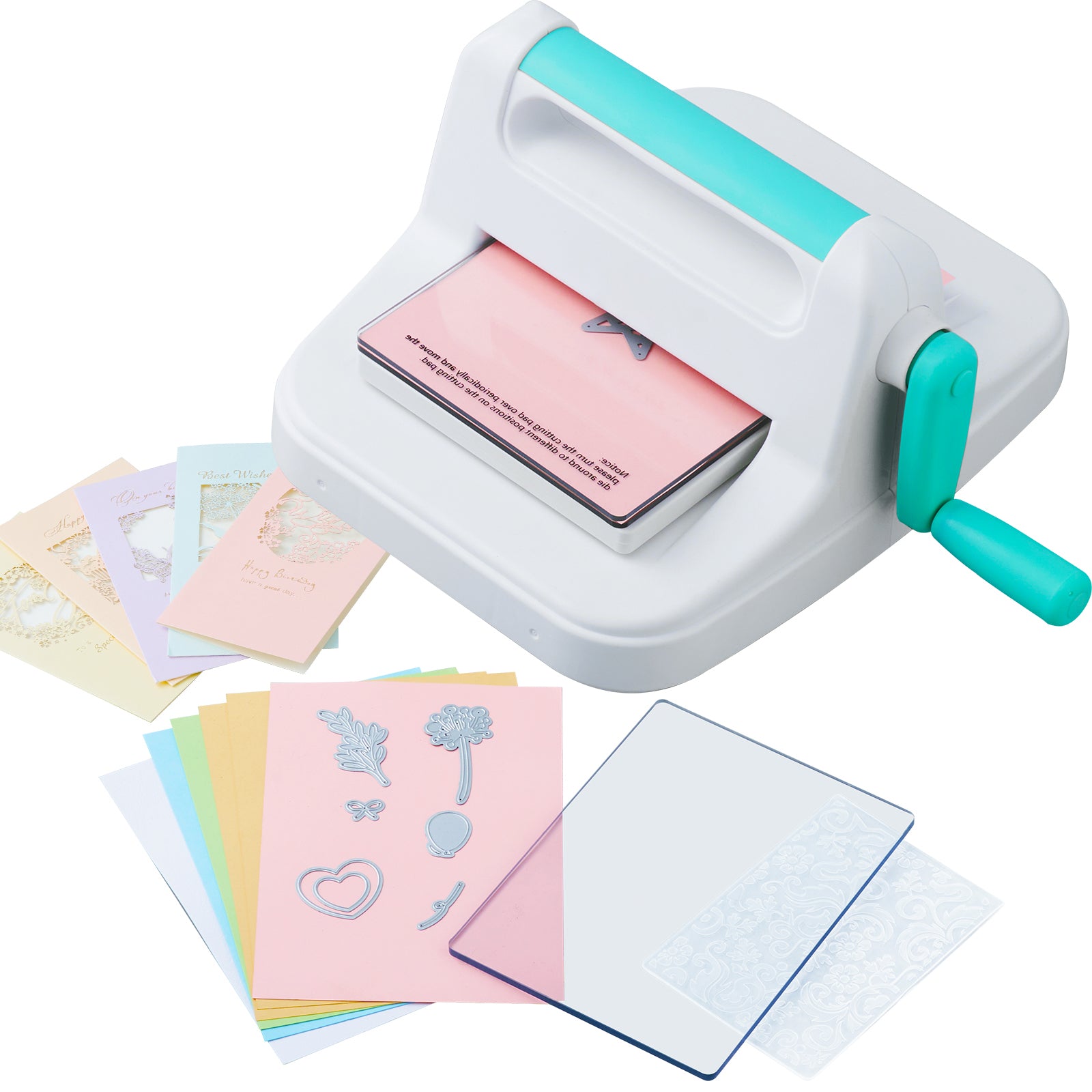 Manual Die Cutting Embossing Machine 6" Opening For Art Craft Scrapbooking