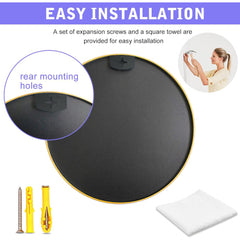 24 Inch Gold Metal Framed Round Bathrrom Mirror for Wall.(W2203P182026)