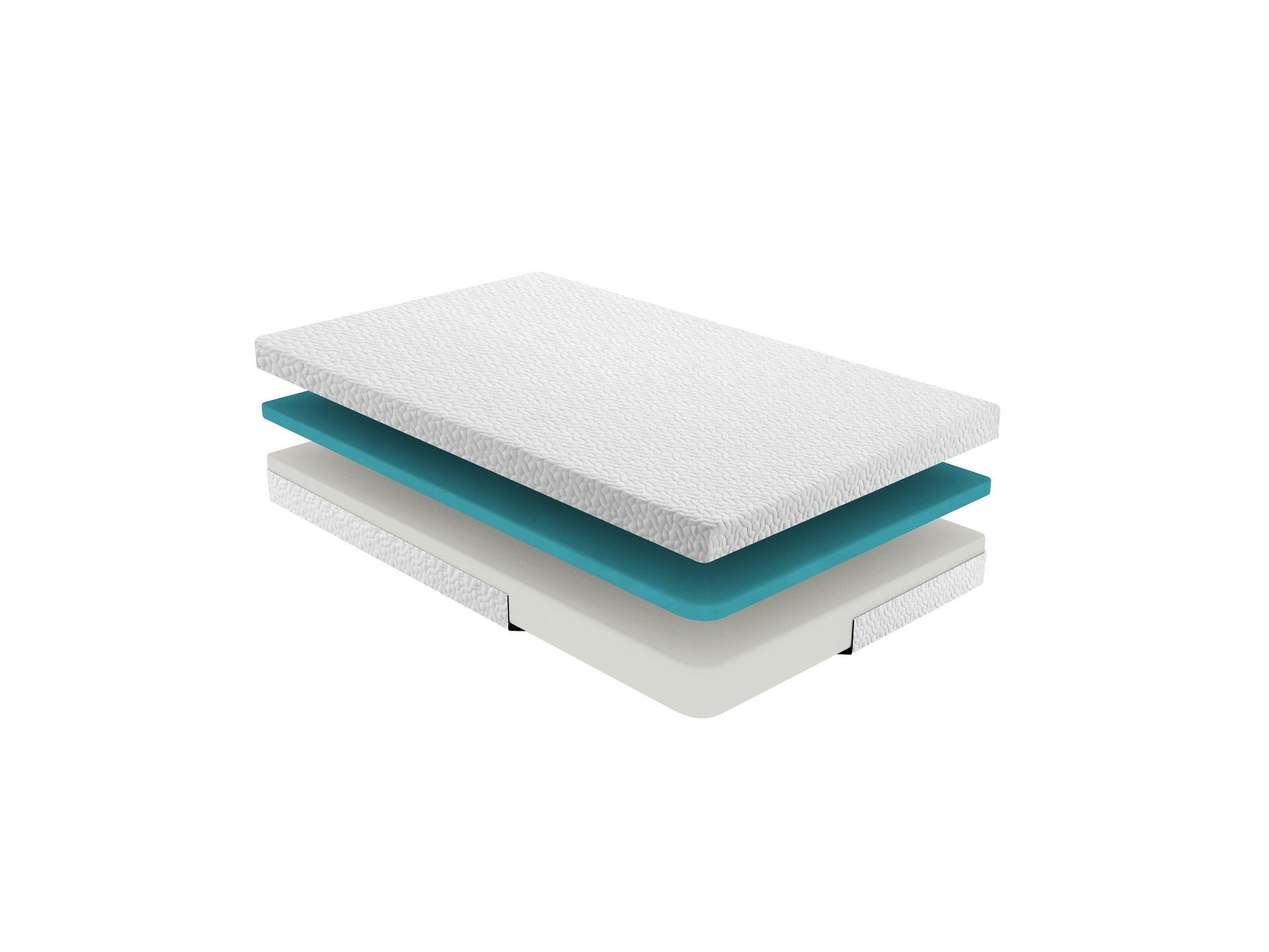 6-inch Full Size Bed Mattress Gel-Infused Memory Foam Mattress, Firm, White, Mattress in a Box