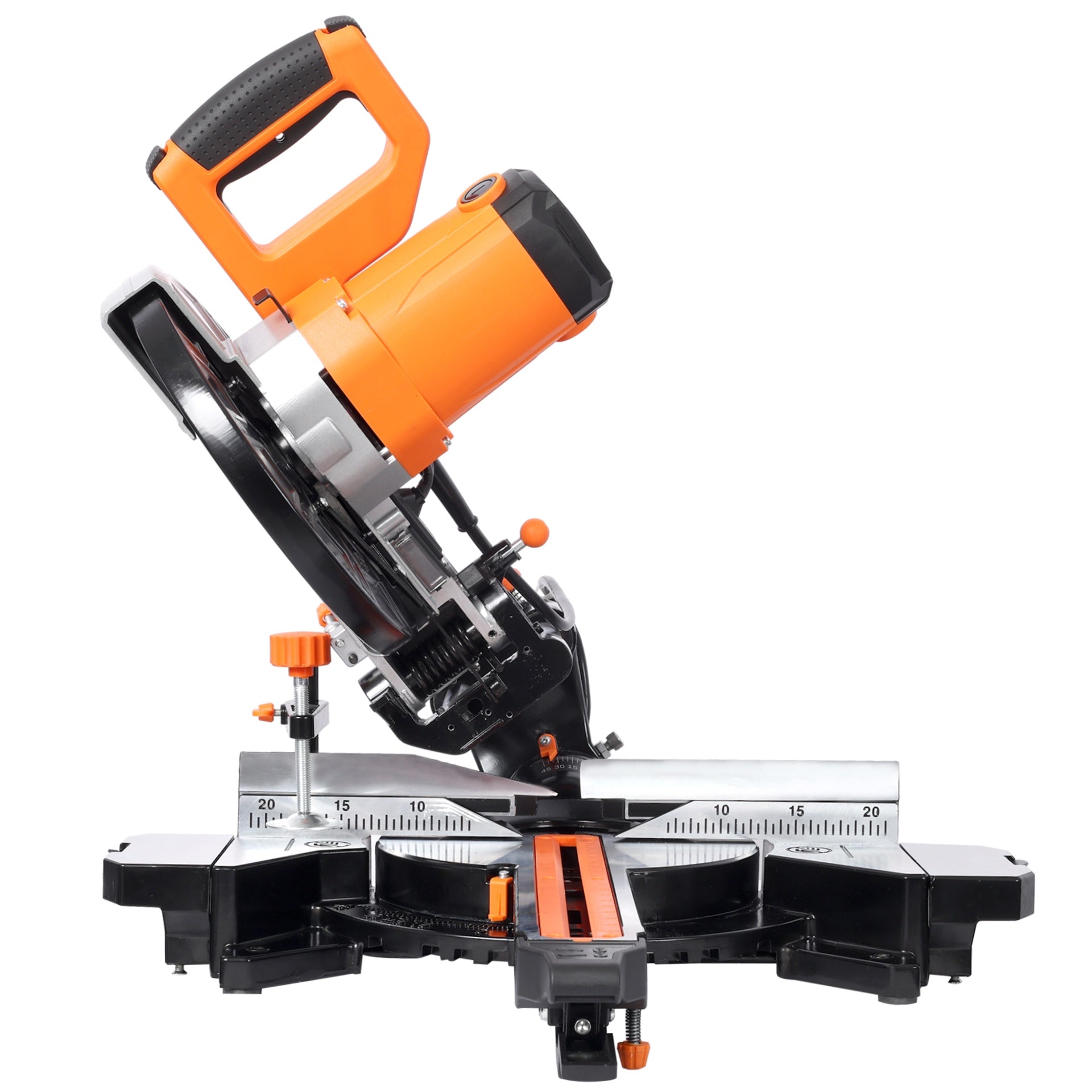 10in Single Bevel Double Speed Sliding Miter Saw,48T Blade,2-Speed 5000/3200 RPM,3.5x13in Cutting Capacity,ETL certificate