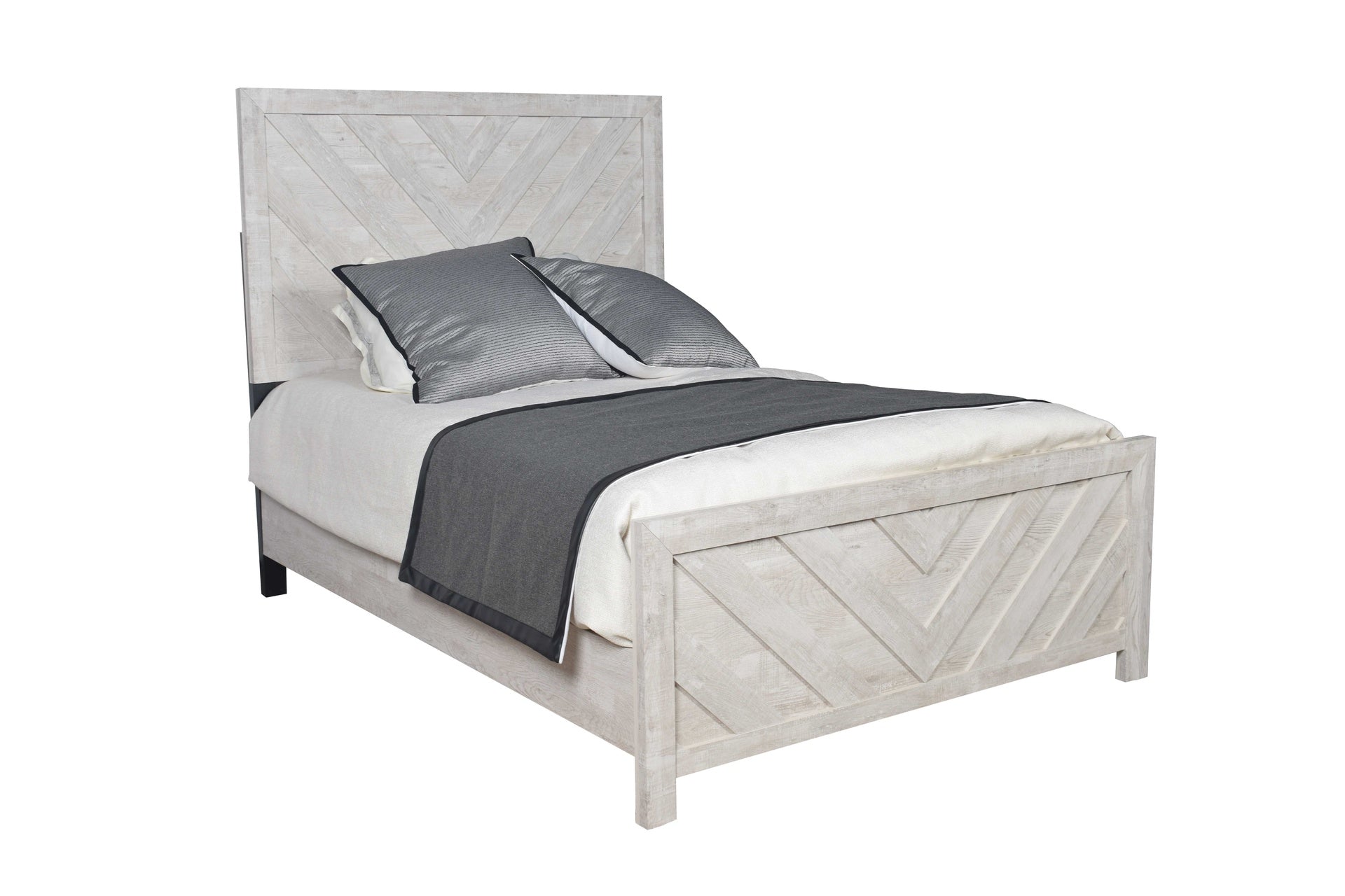DENVER Modern Style Full Bed Made with Wood in Natural(NJ INVENTORY)