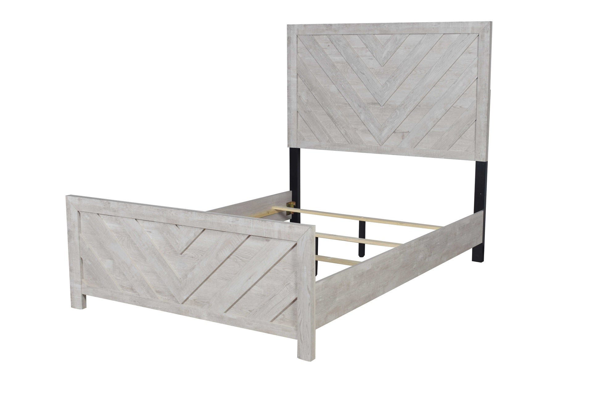 DENVER Modern Style Full Bed Made with Wood in Natural(NJ INVENTORY)