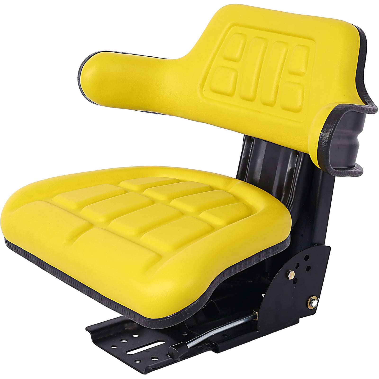 UNIVERSAL TRACTOR SUSPENSION SEAT WITH TILT FITS FORD/NEW HOLLAND 3900 3930 3910 5000 5100 5600 5610 5900 5910,yellow