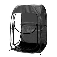 Portable Pop Up Sports Tent, Ideal Shelter for Outdoor Sports Events, Fishing and Camping, Protection from Cold Wind and Rain, Black