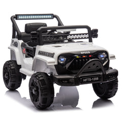 12V Kids Ride On Electric Truck Car W/Parents Control,2WD,Four-wheel suspension,Early education function,Adjustable volume,USB,MP3,Bluetooth,Microphone jack,Power display,LED lights For kids aged 1-4.