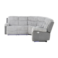 Bruni Grey Sectional with LED
