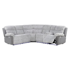Bruni Grey Sectional with LED
