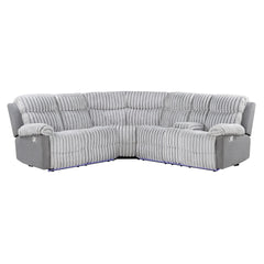 Bruni Grey Sectional with LED