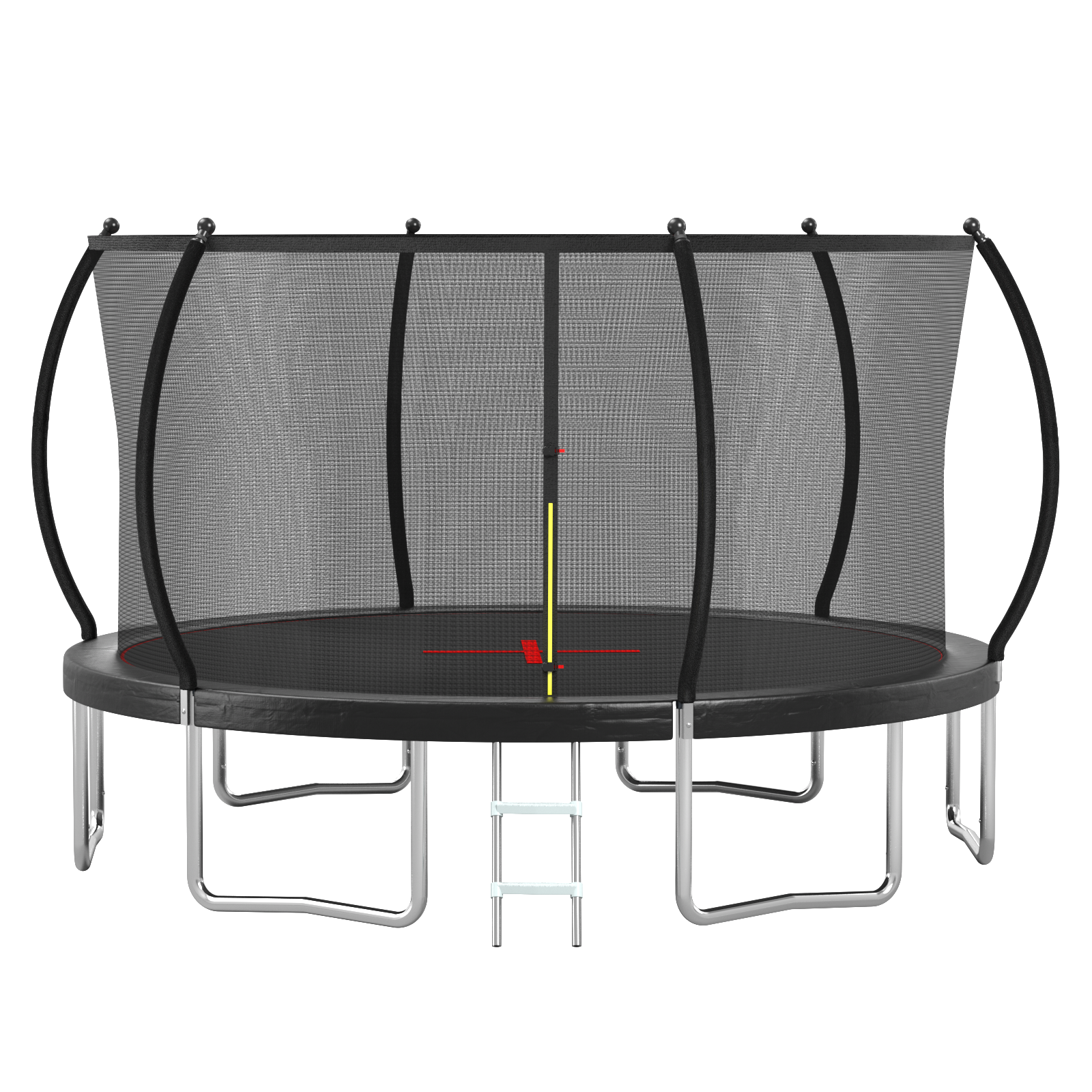 YC 14FT trampoline Pumpkin- Standard- Black