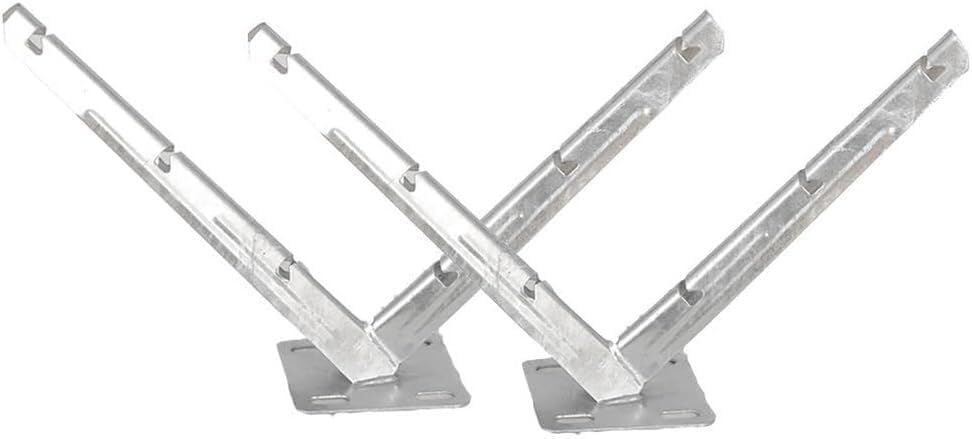 Razor Wire Bracket - Barb Wire Extension Bracket - Galvanized V Bracket - Roll Concertina Garden Fence Wire Bracket - 1 Pair