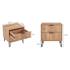 Nightstand in Golden Brown