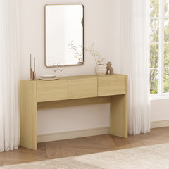 Console Table in Natural Oak